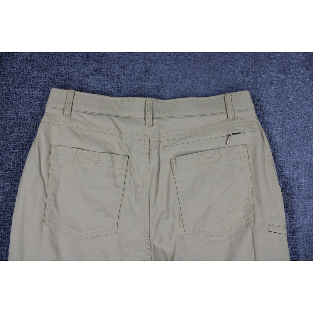 Gerry Mens Fleece Lined Adventure Pants Tan Khaki Hiking Utility 32x30 Stretch - Picture 6 of 11